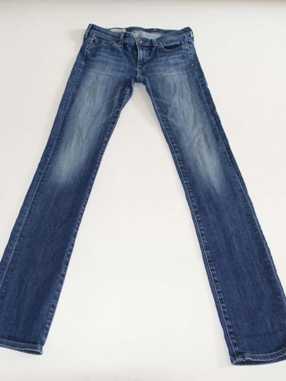 AG Adriano Goldschmied Women's Charlotte Straight Leg Jeans Size 27 Regular Blue
